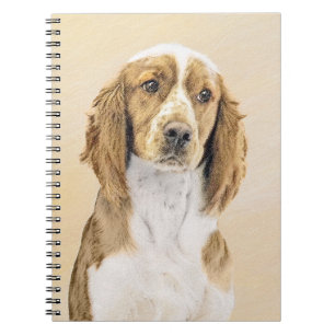 Welsh Springer Spanischmalerei - Original Dog Art Notizblock