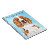 Welsh Springer Spanischmalerei - Original Dog Art Notizblock (Rechte Seite)