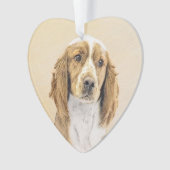 Welsh Springer Spanischmalerei - Original Dog Art Ornament (Vorderseite)