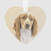 Welsh Springer Spanischmalerei - Original Dog Art Ornament (Rückseite)