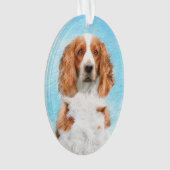 Welsh Springer Spanischmalerei - Original Dog Art Ornament (Vorderseite)