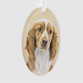 Welsh Springer Spanischmalerei - Original Dog Art Ornament (Vorderseite)