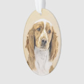 Welsh Springer Spanischmalerei - Original Dog Art Ornament (Vorderseite)