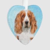 Welsh Springer Spanischmalerei - Original Dog Art Ornament (Vorderseite)