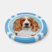 Welsh Springer Spanischmalerei - Original Dog Art Pokerchips (Einzeln)
