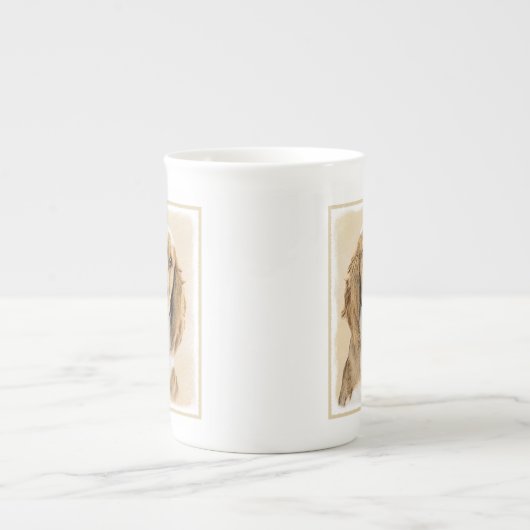 Welsh Springer Spanischmalerei - Original Dog Art Porzellantasse (Vorderseite)