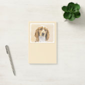 Welsh Springer Spanischmalerei - Original Dog Art Post-it Klebezettel (Büro)