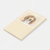 Welsh Springer Spanischmalerei - Original Dog Art Post-it Klebezettel (angewinkelt)