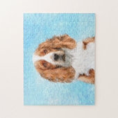 Welsh Springer Spanischmalerei - Original Dog Art Puzzle (Vertikal)