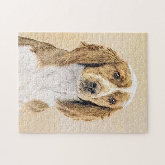 Welsh Springer Spanischmalerei - Original Dog Art Puzzle (Horizontal)