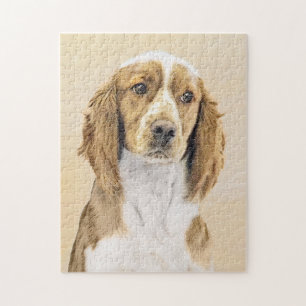 Welsh Springer Spanischmalerei - Original Dog Art Puzzle