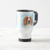 Welsh Springer Spanischmalerei - Original Dog Art Reisebecher (VorderseiteRechts)