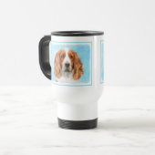 Welsh Springer Spanischmalerei - Original Dog Art Reisebecher (Vorderseite Links)
