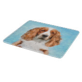 Welsh Springer Spanischmalerei - Original Dog Art Schneidebrett (Ecke)