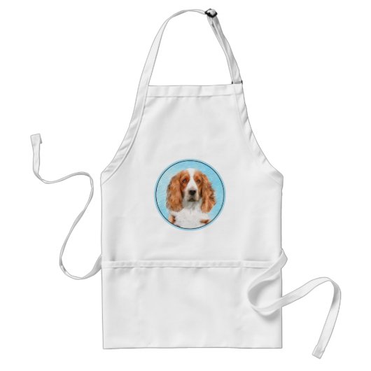 Welsh Springer Spanischmalerei - Original Dog Art Schürze (Vorne)