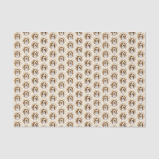 Welsh Springer Spanischmalerei - Original Dog Art Seidenpapier (Vorderseite)