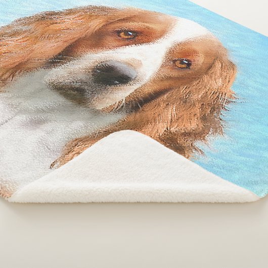 Welsh Springer Spanischmalerei - Original Dog Art Sherpadecke (3/4)