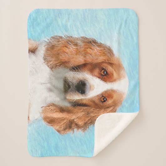 Welsh Springer Spanischmalerei - Original Dog Art Sherpadecke (Vorderseite)