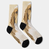 Welsh Springer Spanischmalerei - Original Dog Art Socken (Rechts)