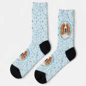 Welsh Springer Spanischmalerei - Original Dog Art Socken (Linkes Detail)
