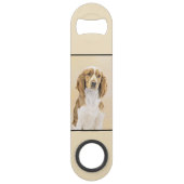 Welsh Springer Spanischmalerei - Original Dog Art Speed Flaschenöffner (Rückseite)