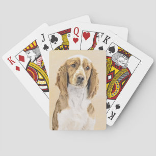 Welsh Springer Spanischmalerei - Original Dog Art Spielkarten