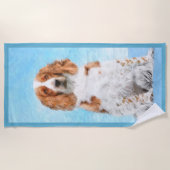 Welsh Springer Spanischmalerei - Original Dog Art Strandtuch (Vorderseite)