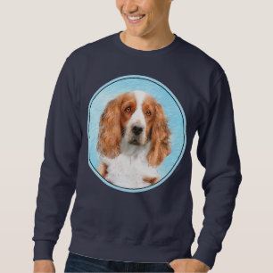 Welsh Springer Spanischmalerei - Original Dog Art Sweatshirt