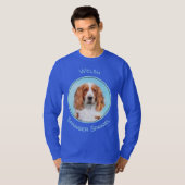 Welsh Springer Spanischmalerei - Original Dog Art T-Shirt (Vorne ganz)