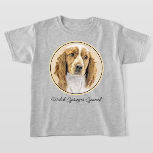 Welsh Springer Spanischmalerei - Original Dog Art T-Shirt