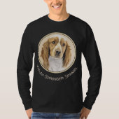 Welsh Springer Spanischmalerei - Original Dog Art T-Shirt (Vorderseite)