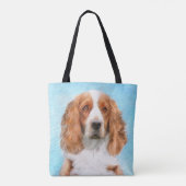 Welsh Springer Spanischmalerei - Original Dog Art Tasche (Rückseite)