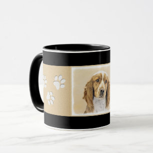 Welsh Springer Spanischmalerei - Original Dog Art Tasse