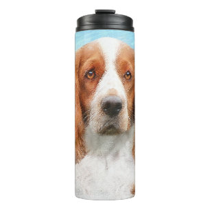 Welsh Springer Spanischmalerei - Original Dog Art Thermosbecher