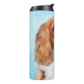 Welsh Springer Spanischmalerei - Original Dog Art Thermosbecher (Nach links gedreht)