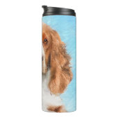 Welsh Springer Spanischmalerei - Original Dog Art Thermosbecher (Nach rechts gedreht)