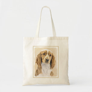 Welsh Springer Spanischmalerei - Original Dog Art Tragetasche