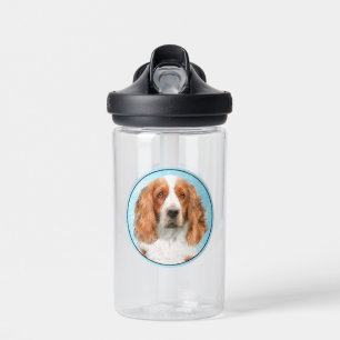 Welsh Springer Spanischmalerei - Original Dog Art Trinkflasche