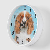 Welsh Springer Spanischmalerei - Original Dog Art Uhr (Winkel)