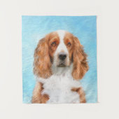 Welsh Springer Spanischmalerei - Original Dog Art Wandteppich (Vorderseite)