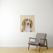 Welsh Springer Spanischmalerei - Original Dog Art Wandteppich (Beispiel)