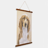 Welsh Springer Spanischmalerei - Original Dog Art Wandteppich Mit Holzrahmen (Gewinkelt)