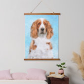 Welsh Springer Spanischmalerei - Original Dog Art Wandteppich Mit Holzrahmen (Schlafzimmer)