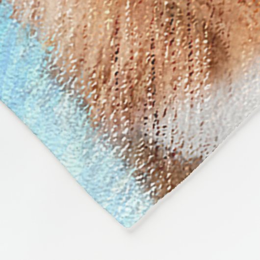 Welsh Springer Spanischmalerei - Original Hund Kun Fleecedecke (Ecke)