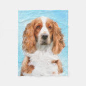 Welsh Springer Spanischmalerei - Original Hund Kun Fleecedecke (Vorderseite)