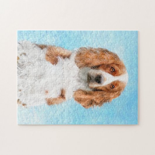 Welsh Springer Spanischmalerei - Original Hund Kun Puzzle (Horizontal)