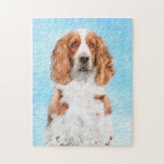 Welsh Springer Spanischmalerei - Original Hund Kun Puzzle (Vertikal)