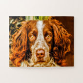Welsh Springer unser Haustier Puzzle (Horizontal)