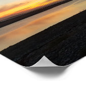 Welsh Sunset Deganwy Poster (Ecke)