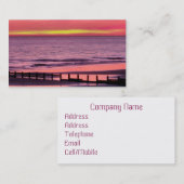 WELSH SUNSET VISITENKARTE (Vorne/Hinten)